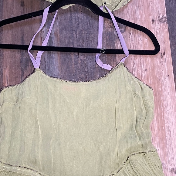 Incredible 2 piece Free People Gatsby Embroidered chiffon Dress - Picture 7 of 16